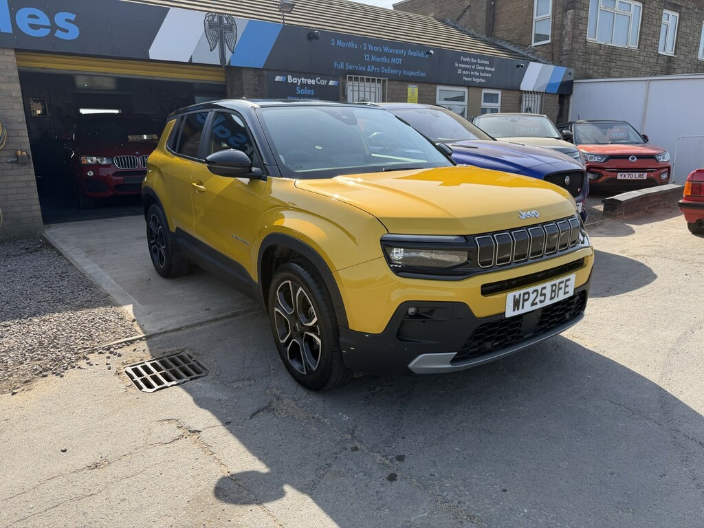 Jeep Avenger Suv 1.2 Summit 1.2 100Hp Mt 2025 WP25BFE Yellow #3