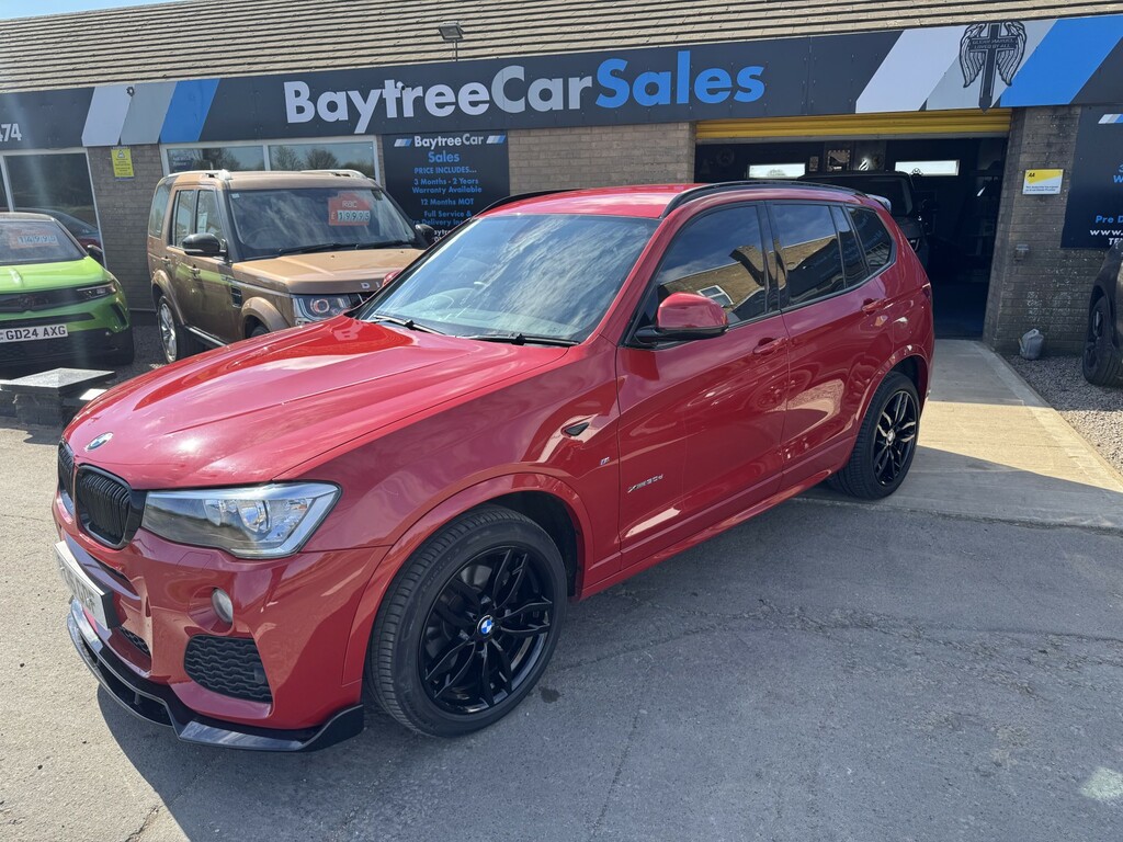 BMW X3 Suv 3.0 X3 Xdrive30d M Sport 2016 Red