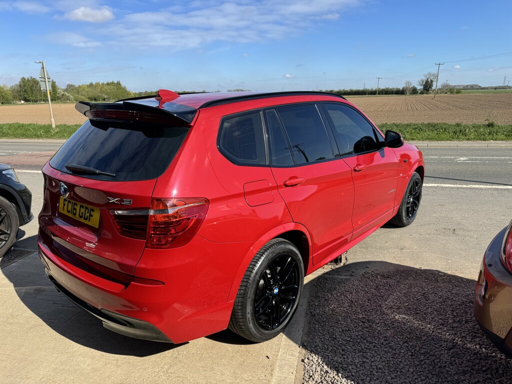 BMW X3 Suv 3.0 X3 Xdrive30d M Sport 2016 Red #3
