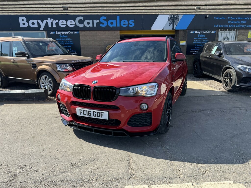 BMW X3 Suv 3.0 X3 Xdrive30d M Sport 2016 Red #4