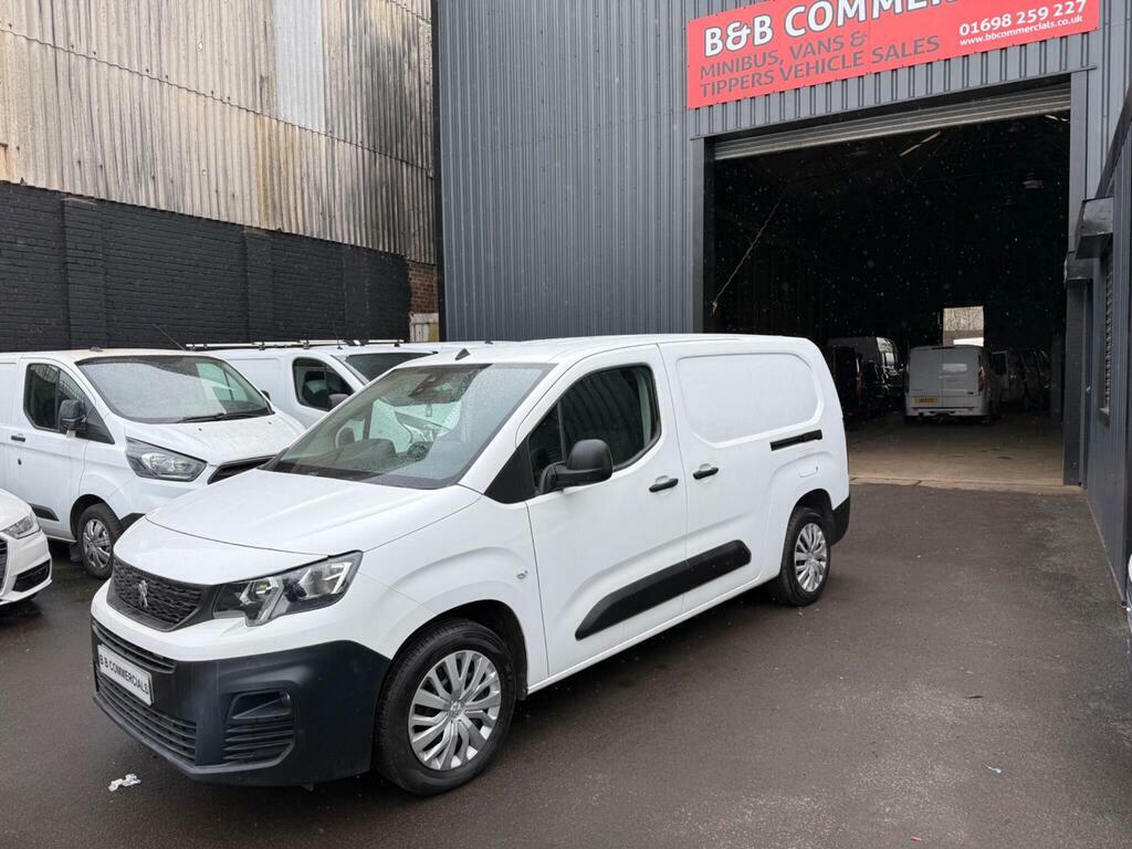 Peugeot Partner 1.5 Bluehdi 950 Professional Long Panel Van Lwb Eu White