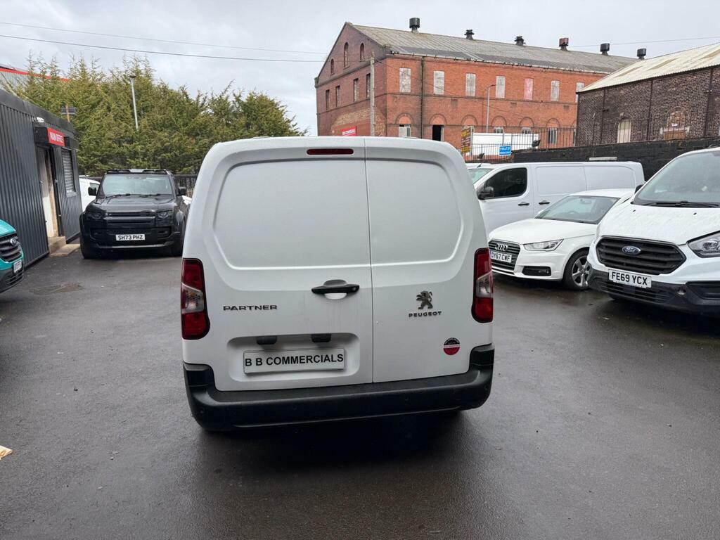 Peugeot Partner 1.5 Bluehdi 950 Professional Long Panel Van Lwb Eu NU21PZN White #4