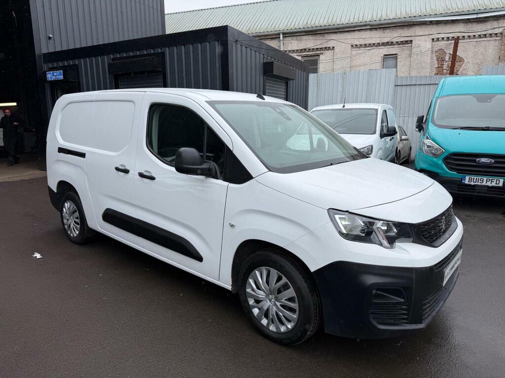 Peugeot Partner 1.5 Bluehdi 950 Professional Long Panel Van Lwb Eu NU21PZN White #3