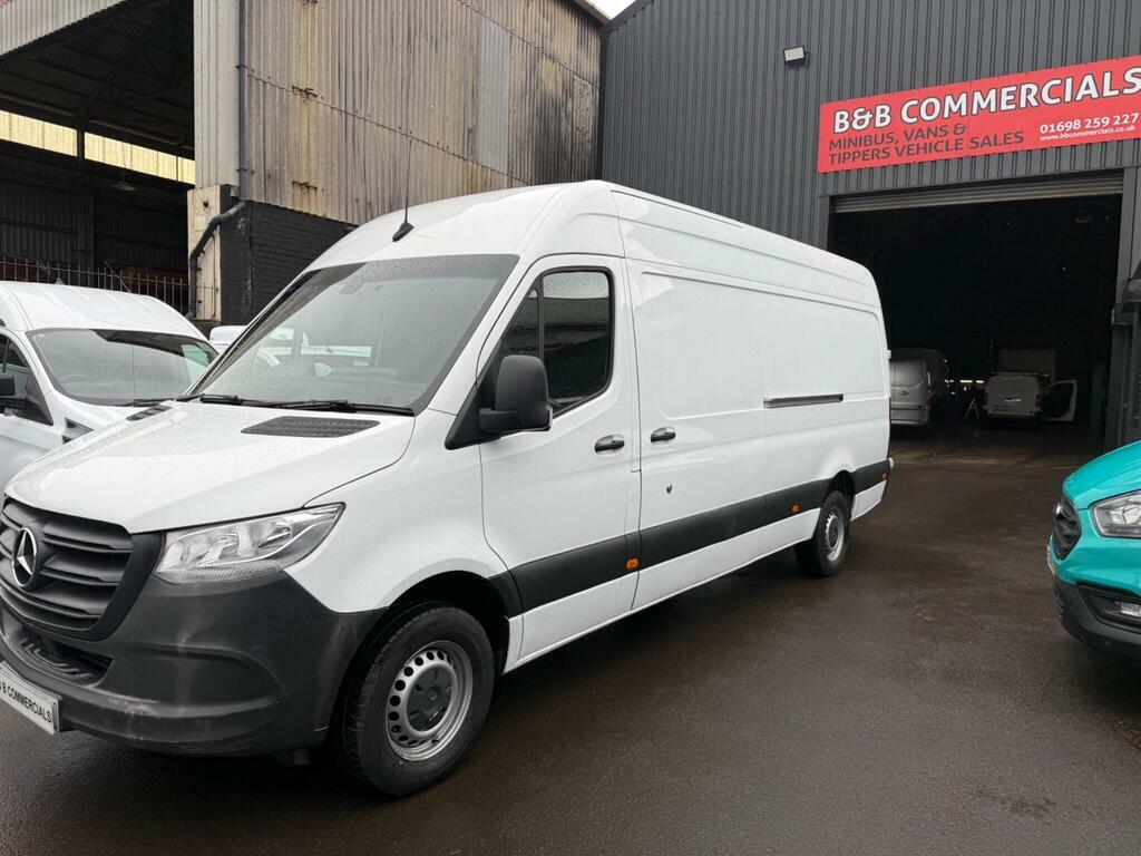 Mercedes-Benz Sprinter 2.0 315 Cdi Progressive Rwd L3 H2 Euro 6 S S White