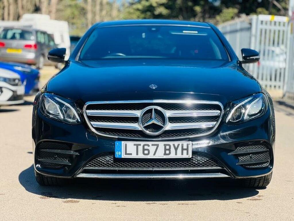 Mercedes-Benz E Class Saloon 2.0 E220d Amg Line G-tronic Euro 6 Ss 4 LT67BYH Black #5