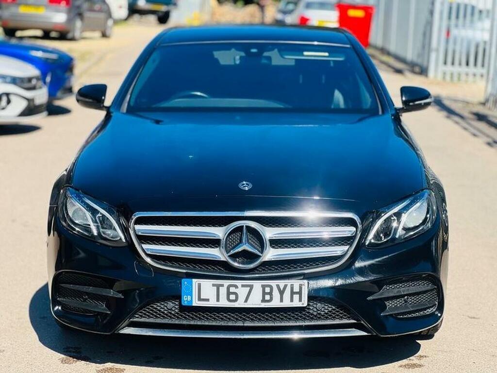 Mercedes-Benz E Class Saloon 2.0 E220d Amg Line G-tronic Euro 6 Ss 4 LT67BYH Black #6