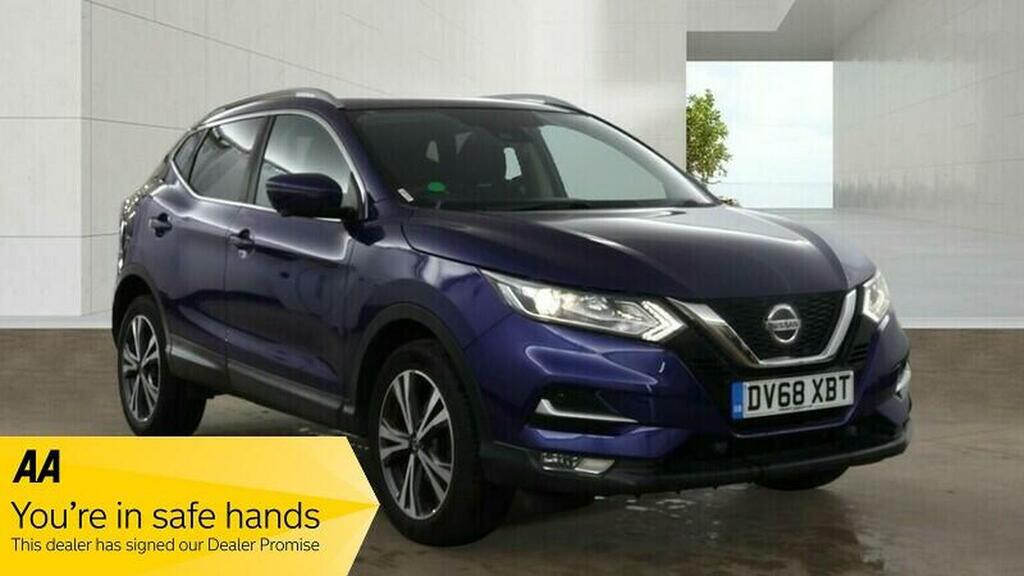Nissan Qashqai Suv 1.2 Dig-t N-connecta Euro 6 Ss 201868 DV68XBT Blue
