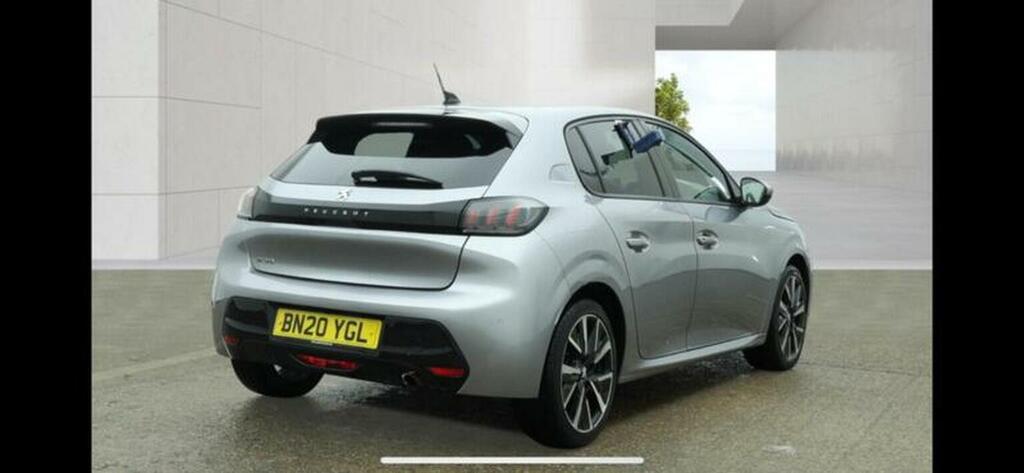 Peugeot 208 Hatchback 1.2 Puretech Allure Euro 6 Ss 20 BN20YGL Grey #4