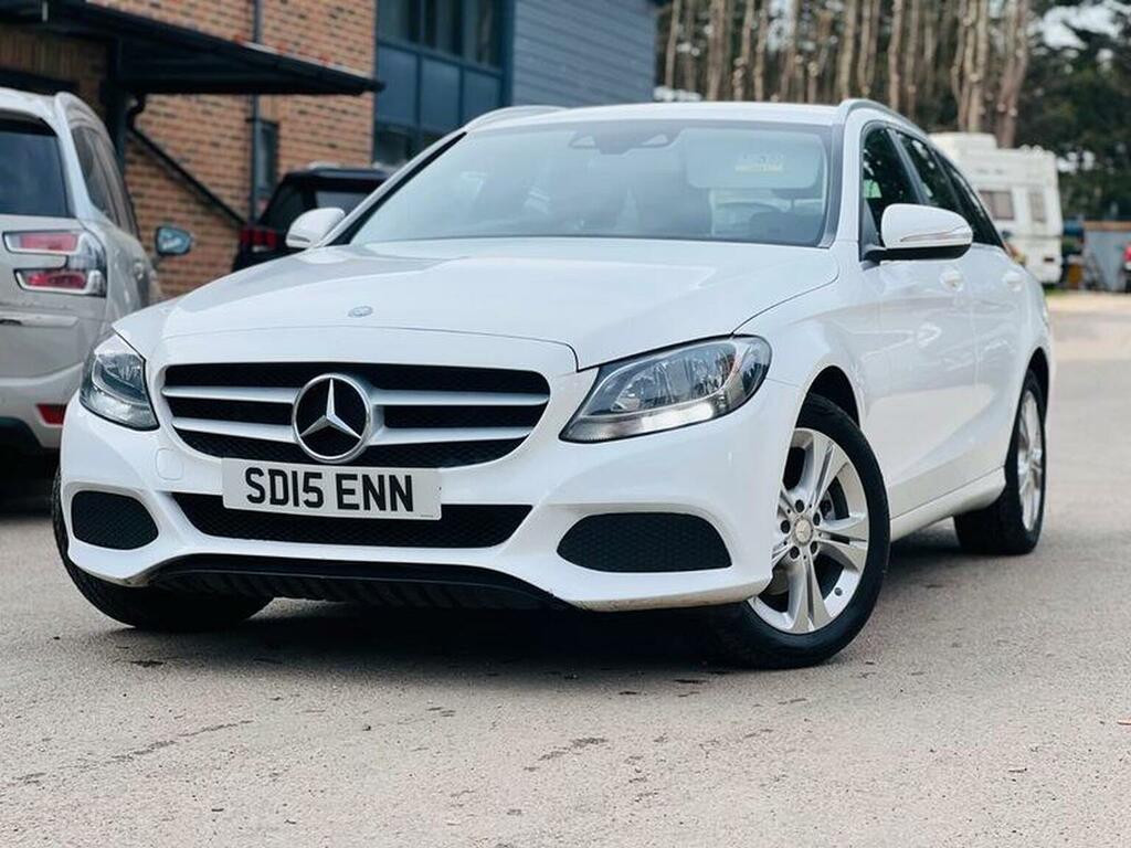 Mercedes-Benz C Class Estate 2.0 C200 Se 7G-tronic Euro 6 Ss 20 SD15ENN White #2