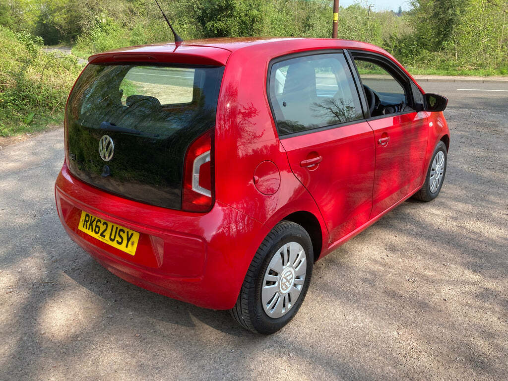 Volkswagen Up Move 1.0 Full Volkswagen Service History. RK62USY Red #4