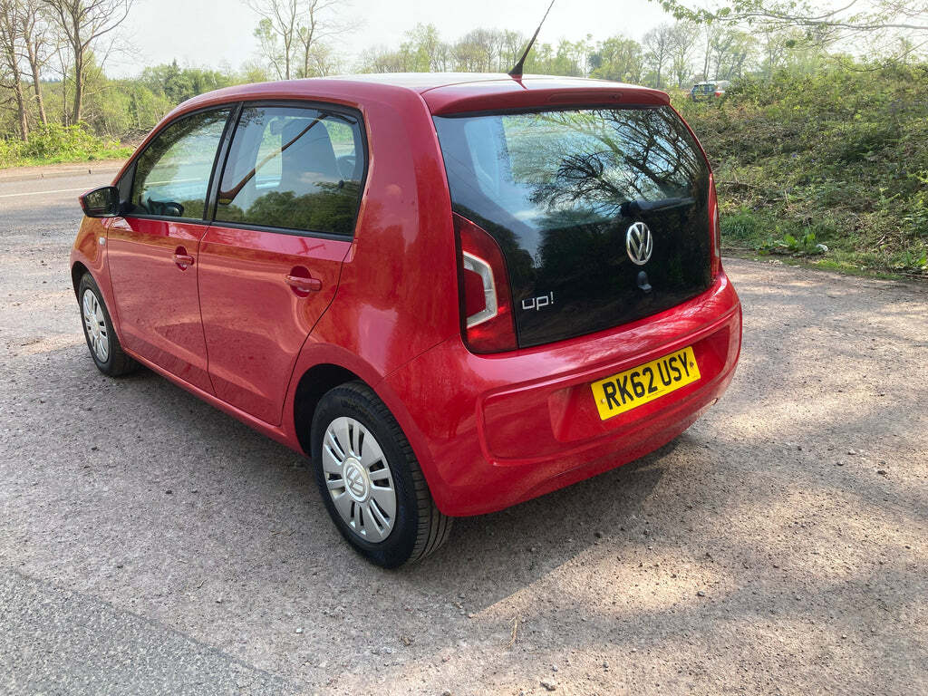 Volkswagen Up Move 1.0 Full Volkswagen Service History. RK62USY Red #2