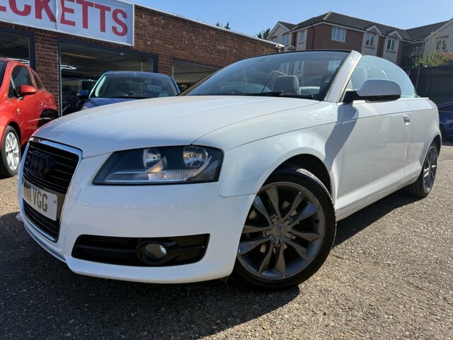 Audi A3 Cabriolet Tfsi Sport Convertible White #3