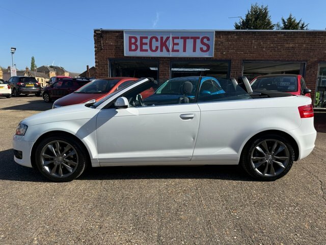 Audi A3 Cabriolet Tfsi Sport Convertible White #4