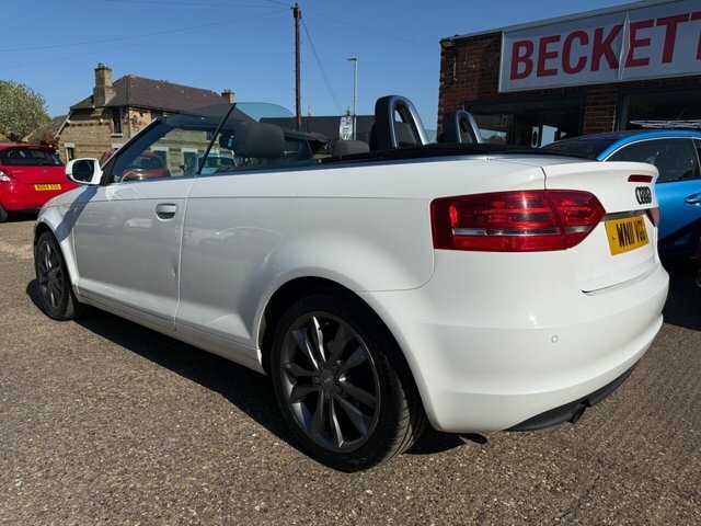 Audi A3 Cabriolet Tfsi Sport Convertible White #6