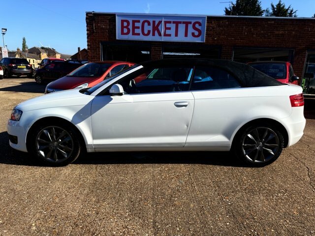 Audi A3 Cabriolet Tfsi Sport Convertible White #5