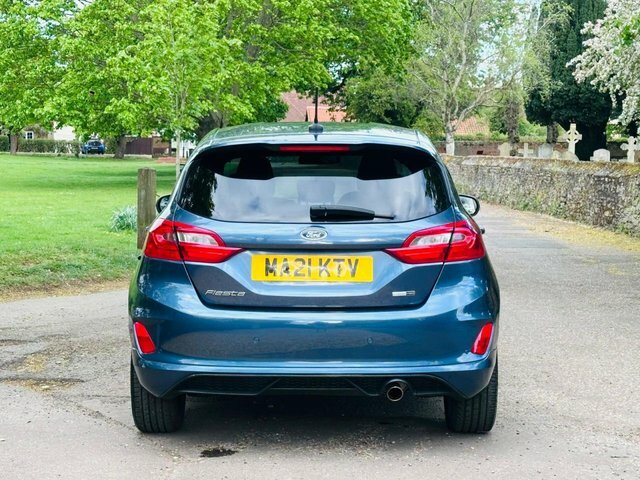 Ford Fiesta 1.0T Ecoboost Mhev St-line Edition Hatchback P MA21KTV Blue #6