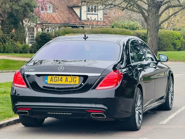 Mercedes-Benz S Class 4.7 S500l V8 Amg Line Saloon G-tronic Black #6