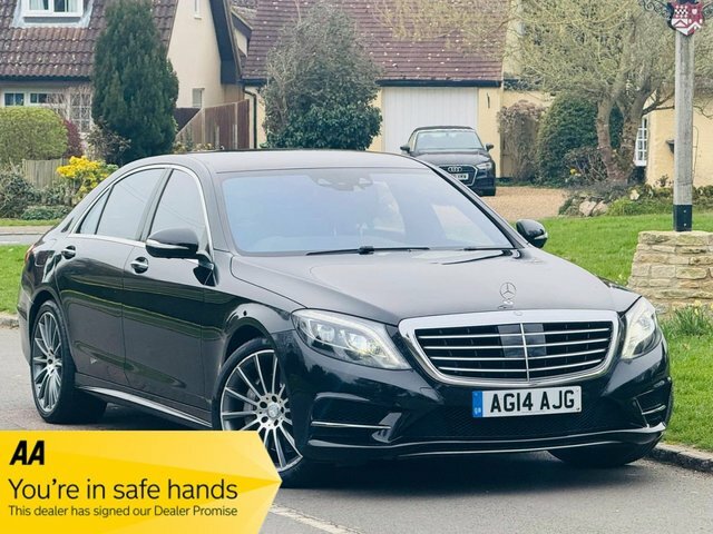 Mercedes-Benz S Class 4.7 S500l V8 Amg Line Saloon G-tronic Black