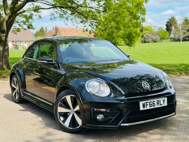Volkswagen Beetle 2.0 Tdi Bluemotion Tech R-line Hatchback Diese WF66RLY Black #2