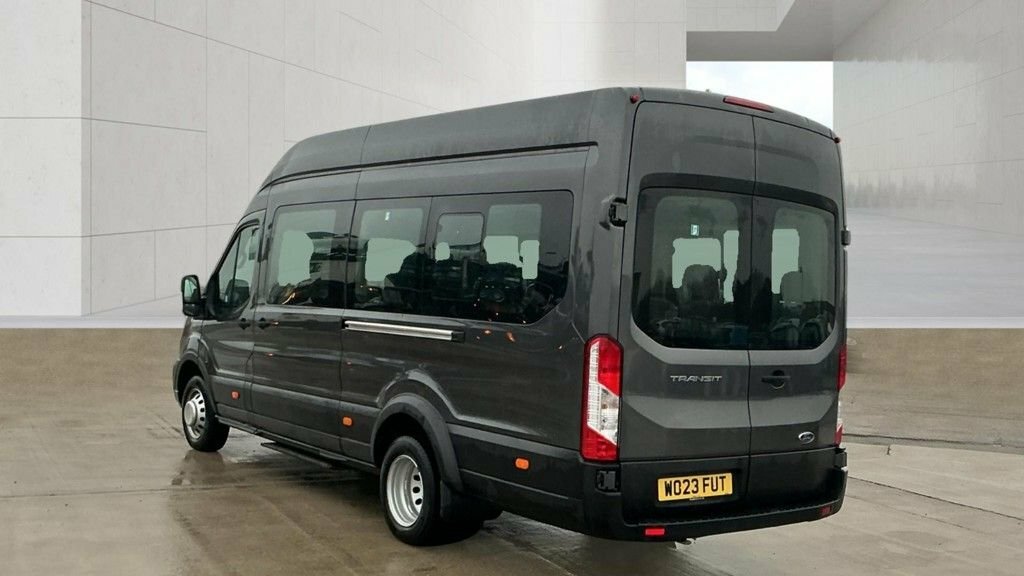 Ford Transit Custom 2023 2.0 460 Ecoblue Leader Minibus Double Cab WO23FUT Grey #3