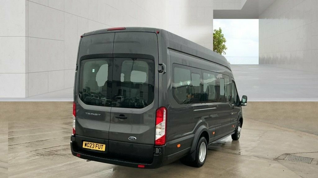 Ford Transit Custom 2023 2.0 460 Ecoblue Leader Minibus Double Cab WO23FUT Grey #4