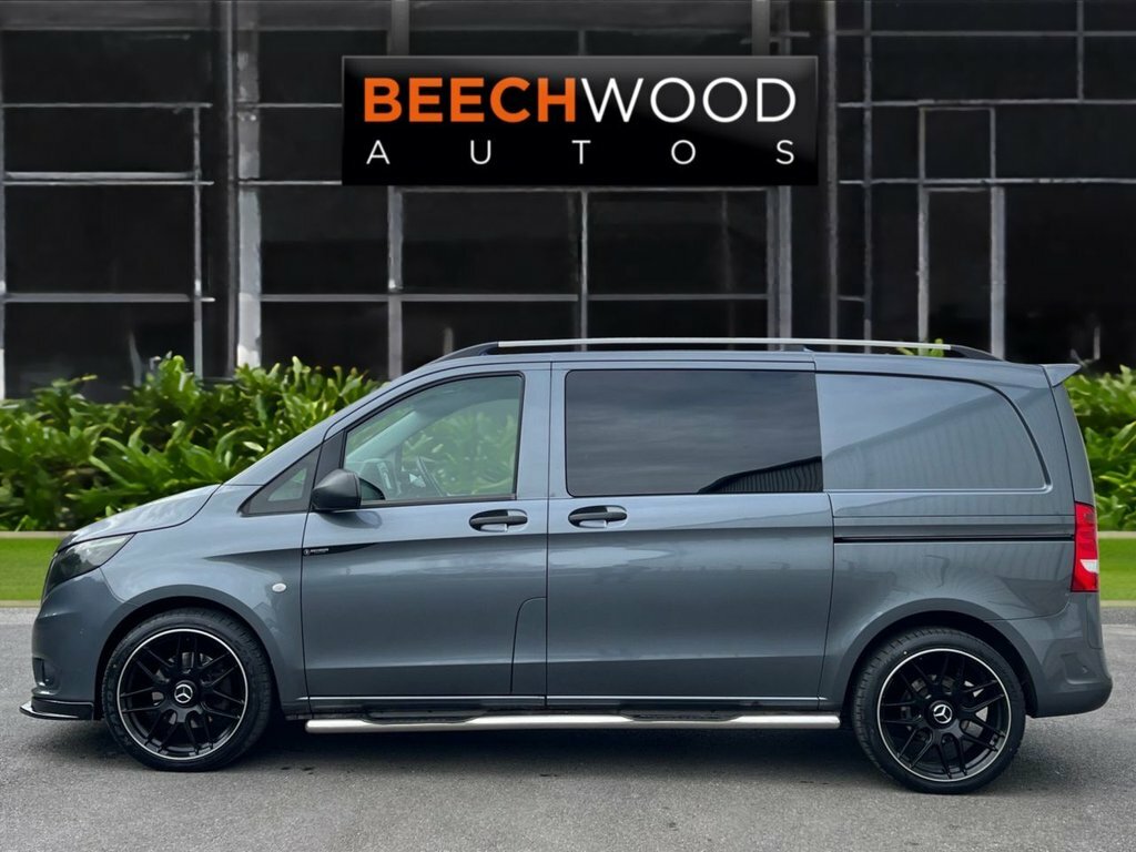 Mercedes-Benz Vito 2018 2.1 119 Cdi Bluetec Sport Crew Van Double Cab YA67ZZU Grey #6