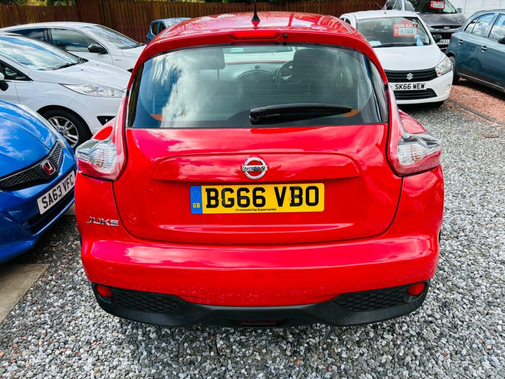 Nissan Juke 1.6 Visia Euro 6 Red #4
