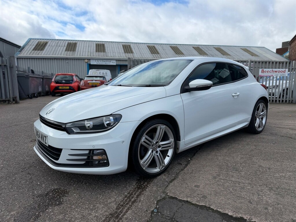 Volkswagen Scirocco 2.0 Tsi Bluemotion Tech R-line Dsg Euro 6 Ss White #2