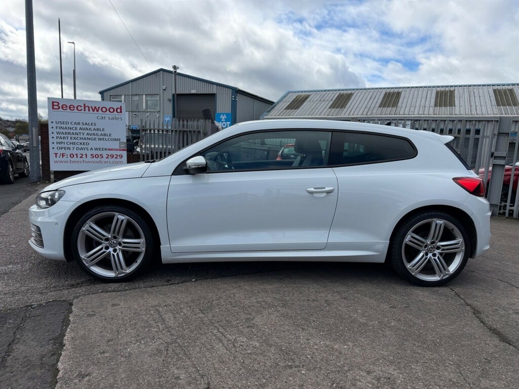 Volkswagen Scirocco 2.0 Tsi Bluemotion Tech R-line Dsg Euro 6 Ss White #4