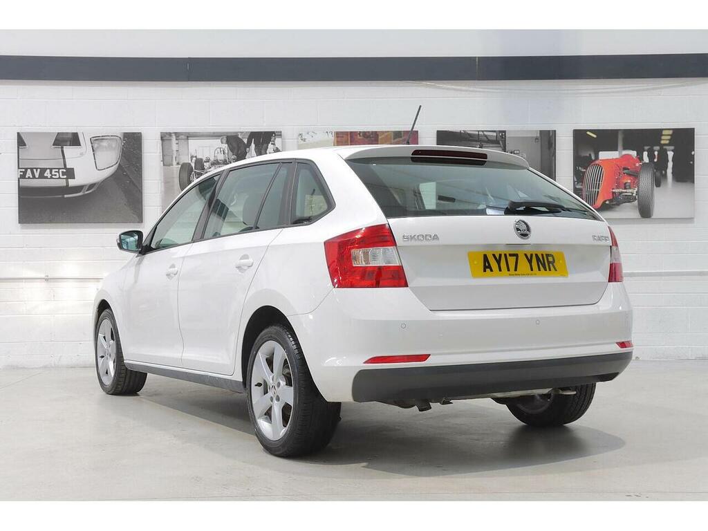 Skoda Rapid Spaceback 1.2 Tsi Se Tech Euro 6 Ss White #5