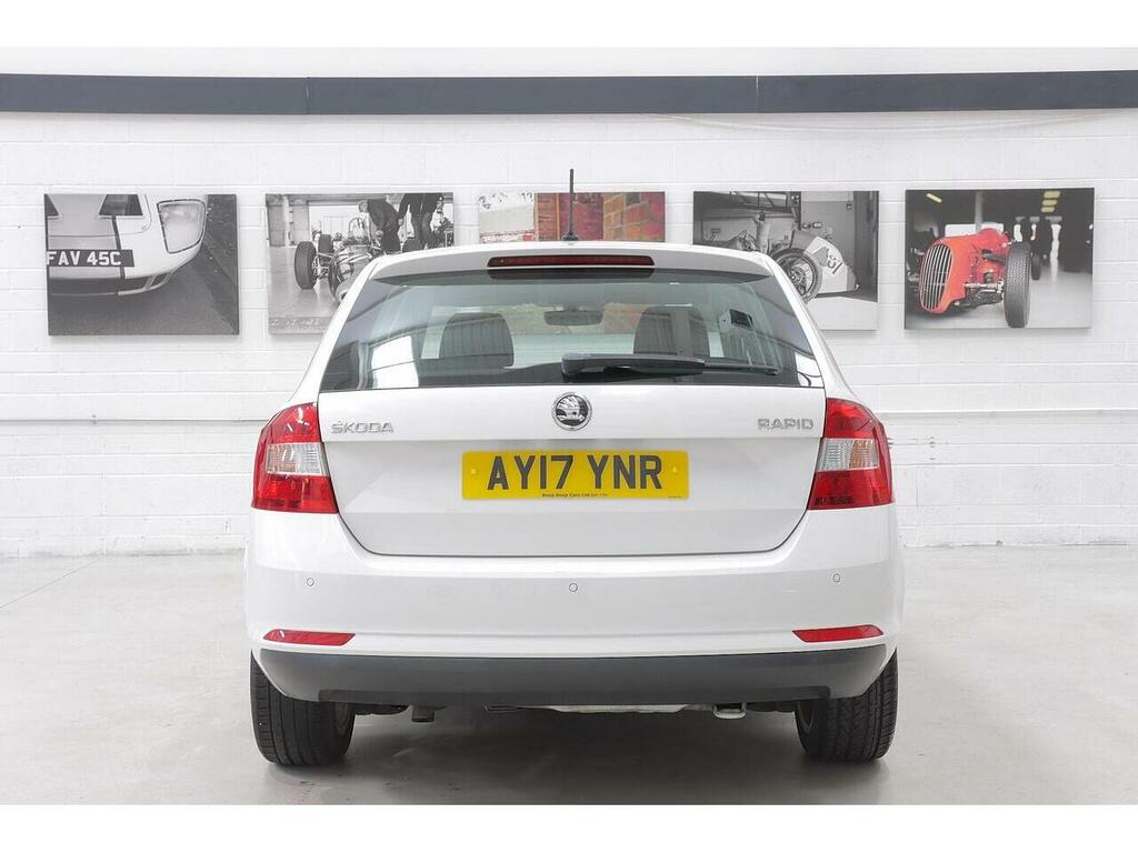 Skoda Rapid Spaceback 1.2 Tsi Se Tech Euro 6 Ss White #4