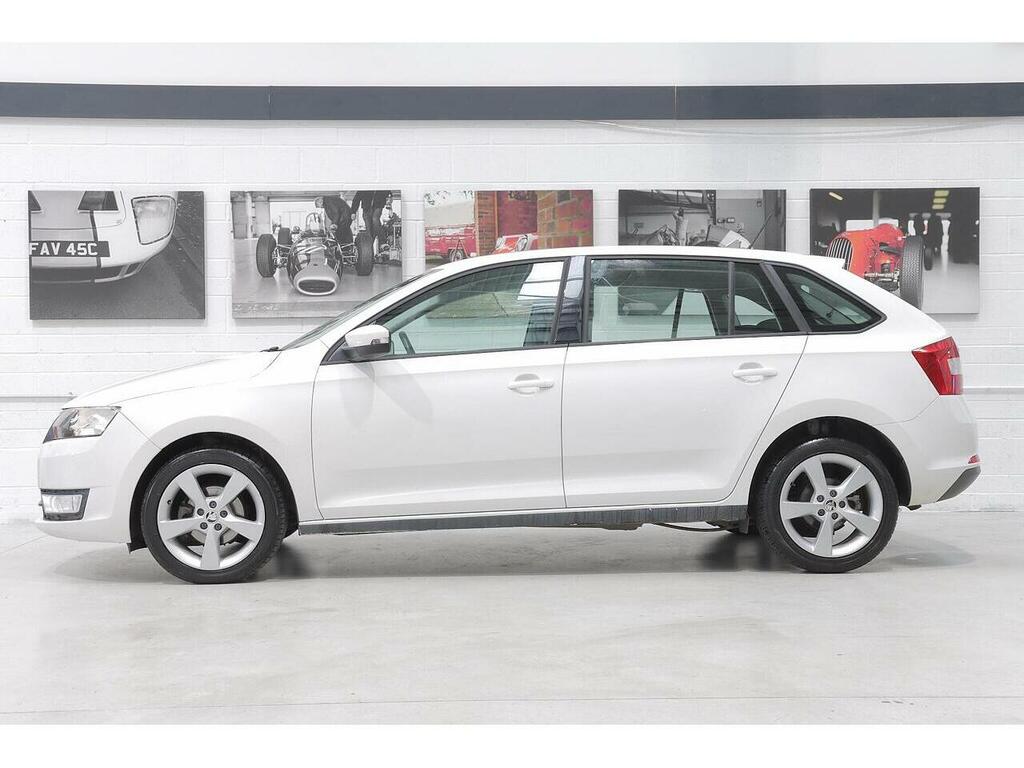 Skoda Rapid Spaceback 1.2 Tsi Se Tech Euro 6 Ss White #6