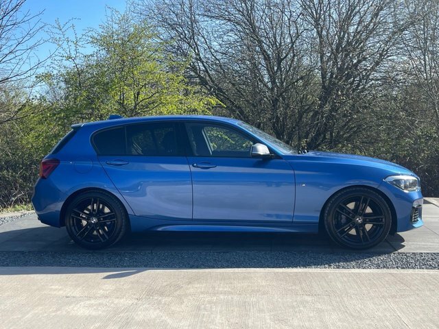 BMW 1 Series 3.0 M140i Shadow Edition Hatchback LS67DJZ Blue #3