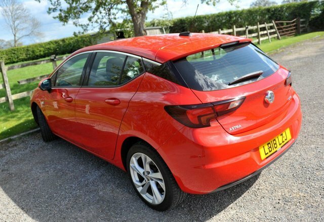 Vauxhall Astra 1.4I Turbo Sri Hatchback Euro LB18LZJ Red #5