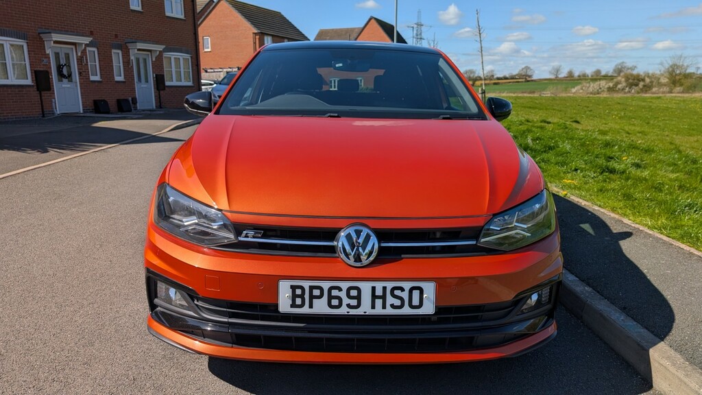 Volkswagen Polo 1.0 Tsi R-line BP69HSO Orange #3