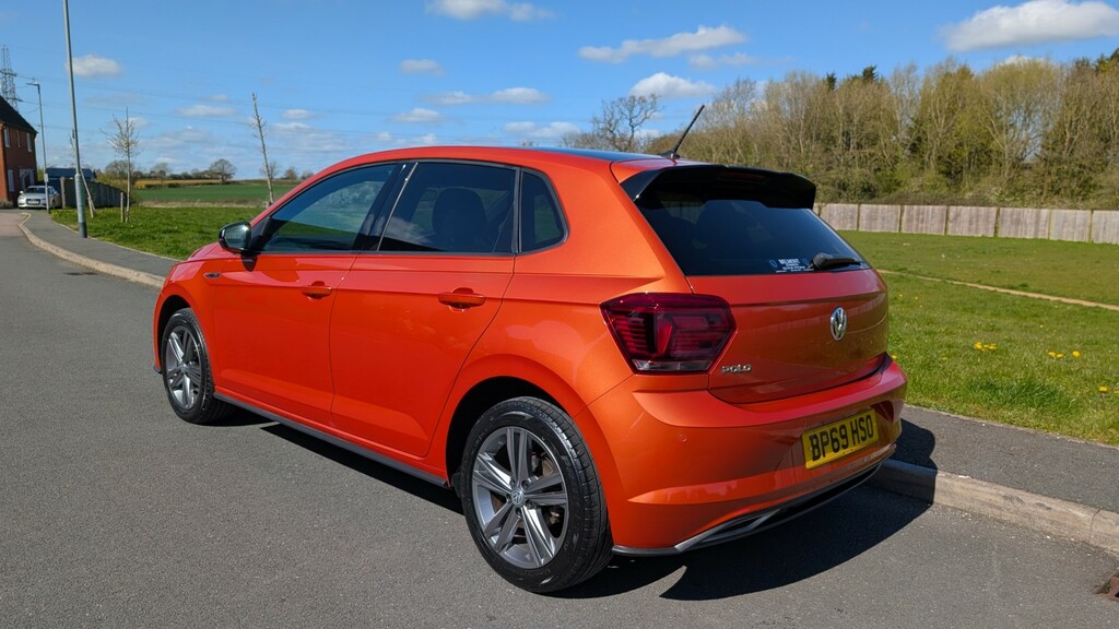 Volkswagen Polo 1.0 Tsi R-line BP69HSO Orange #6