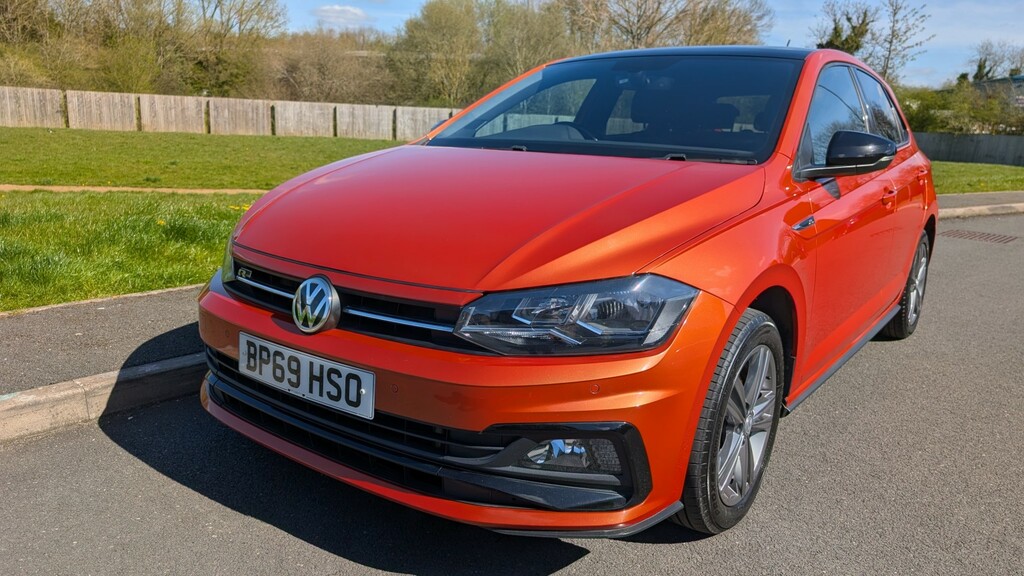 Volkswagen Polo 1.0 Tsi R-line BP69HSO Orange #5