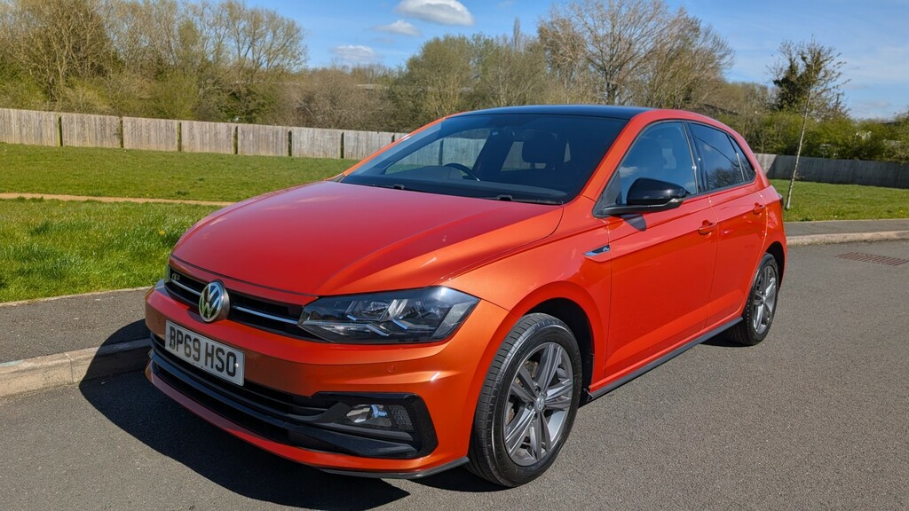 Volkswagen Polo 1.0 Tsi R-line BP69HSO Orange #4