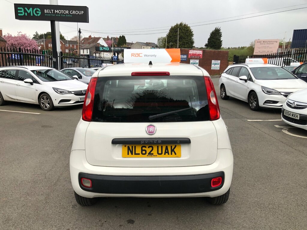 Fiat Panda 1.2 Pop Hatchback Euro 5 69 Bhp NL62UAK White #3