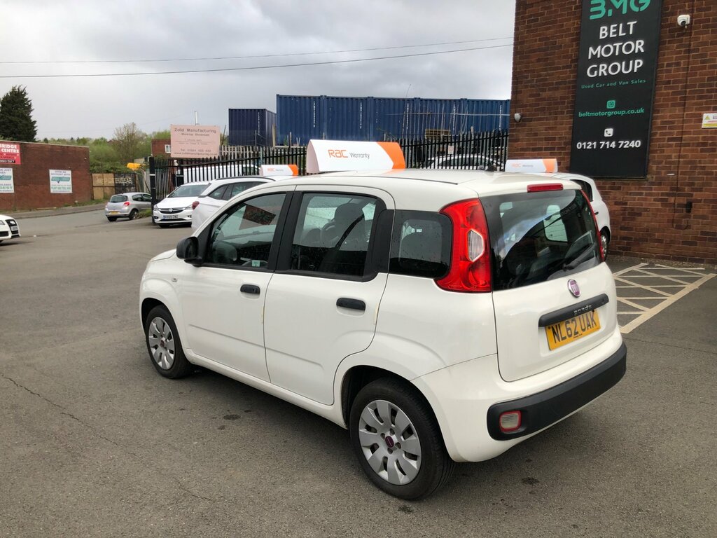 Fiat Panda 1.2 Pop Hatchback Euro 5 69 Bhp NL62UAK White #2