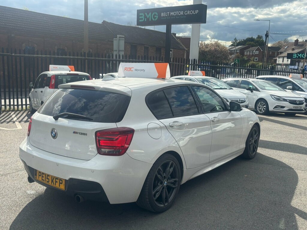 BMW 1 Series 3.0 M135i Hatchback Euro 6 Ss PE15KFP White #3