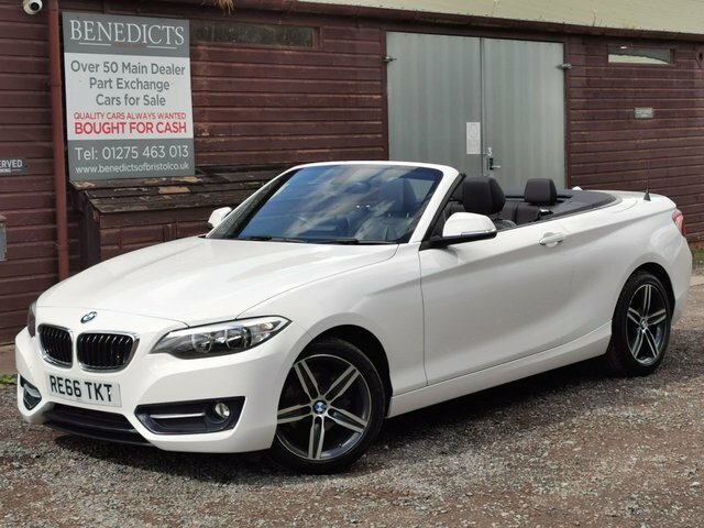 BMW 2 Series 218I Sport Convertible White