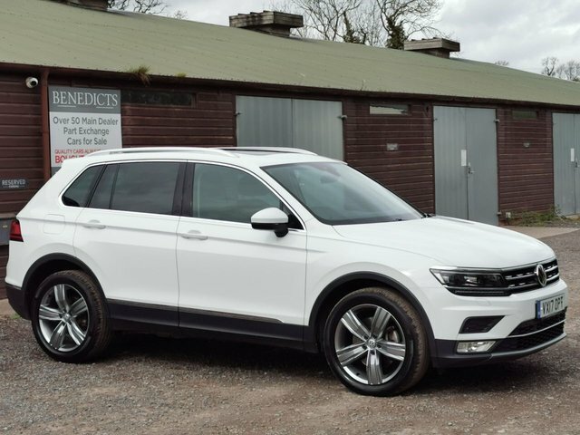 Volkswagen Tiguan Tdi Bluemotion Tech Sel White #4