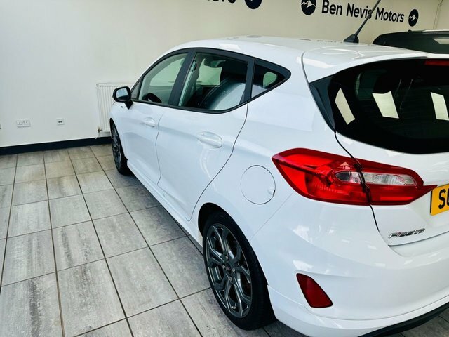 Ford Fiesta 1.0T Ecoboost Gpf St-line Hatchback Man SC68BCV White #5
