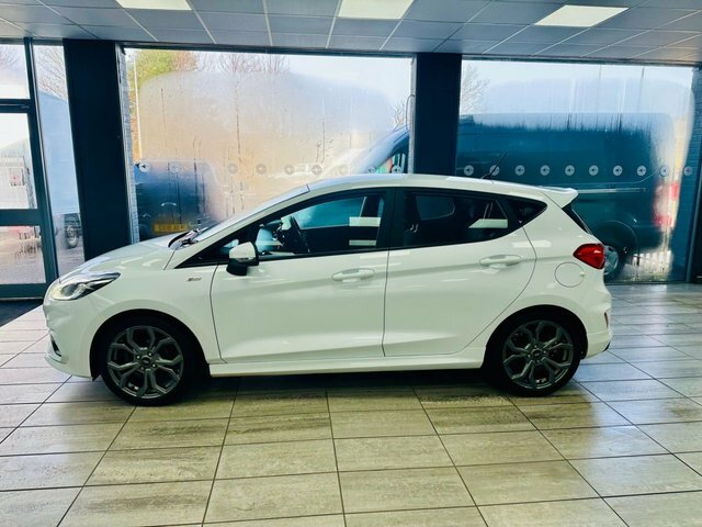 Ford Fiesta 1.0T Ecoboost Gpf St-line Hatchback Man SC68BCV White #3