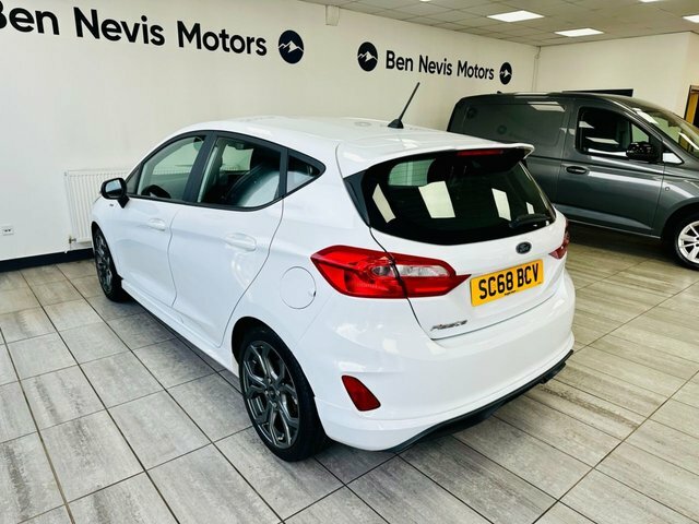 Ford Fiesta 1.0T Ecoboost Gpf St-line Hatchback Man SC68BCV White #4