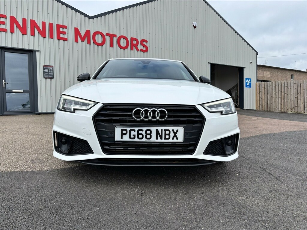 Audi A4 Saloon 2.0 Tfsi 35 Black Edition 201968 PG68NBX White #6