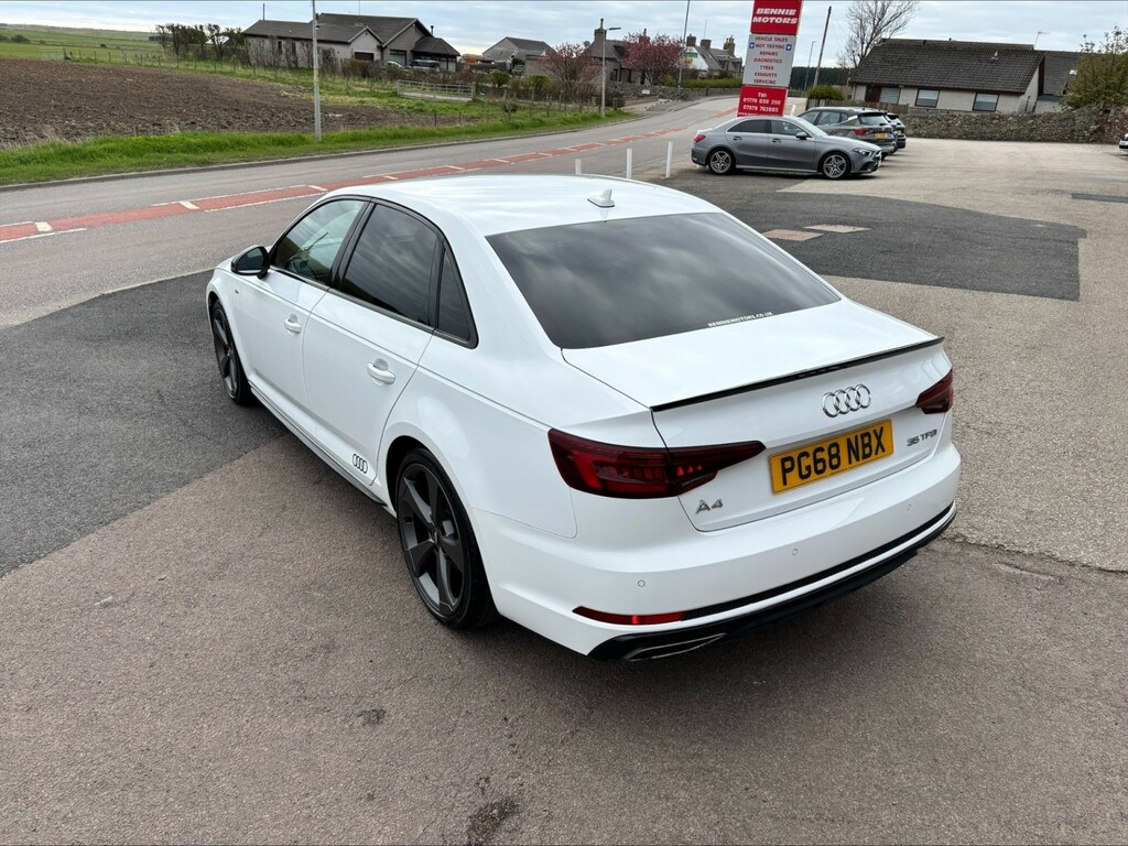 Audi A4 Saloon 2.0 Tfsi 35 Black Edition 201968 PG68NBX White #4
