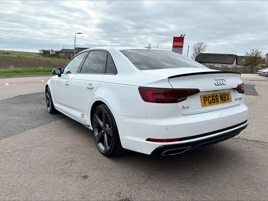 Audi A4 Saloon 2.0 Tfsi 35 Black Edition 201968 PG68NBX White #2