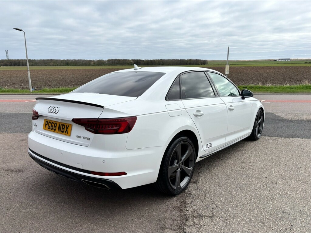 Audi A4 Saloon 2.0 Tfsi 35 Black Edition 201968 PG68NBX White #3